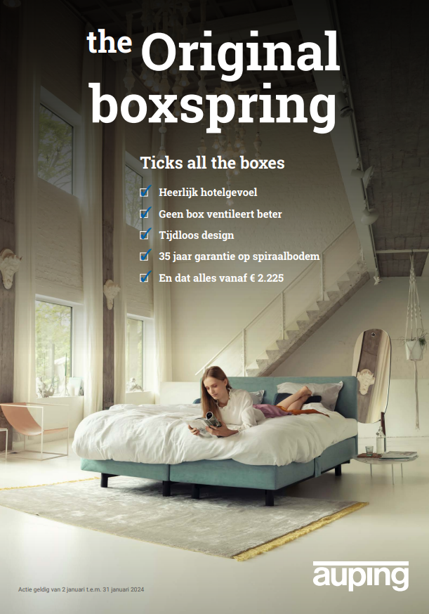 AUPING THE ORIGINAL BOXSPRING SETAANBIEDING Prima Lux